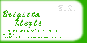 brigitta klezli business card